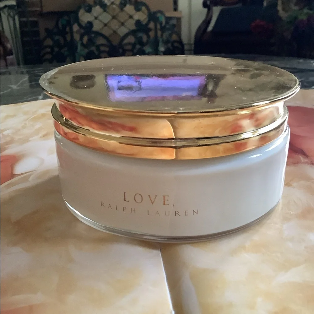 Ultra rare Love,Ralph Lauren pour le corp body cream glass jar 150 ml